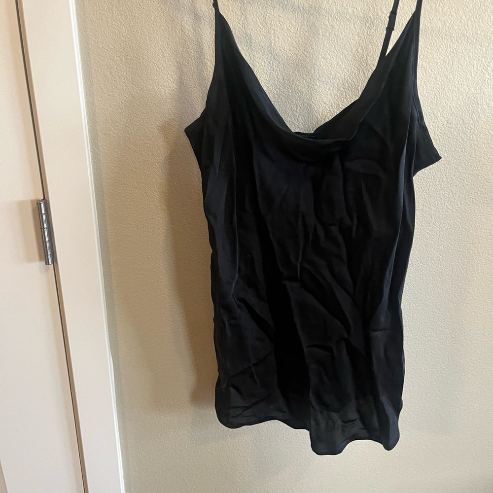 7 For All Mankind Black Camisole Top